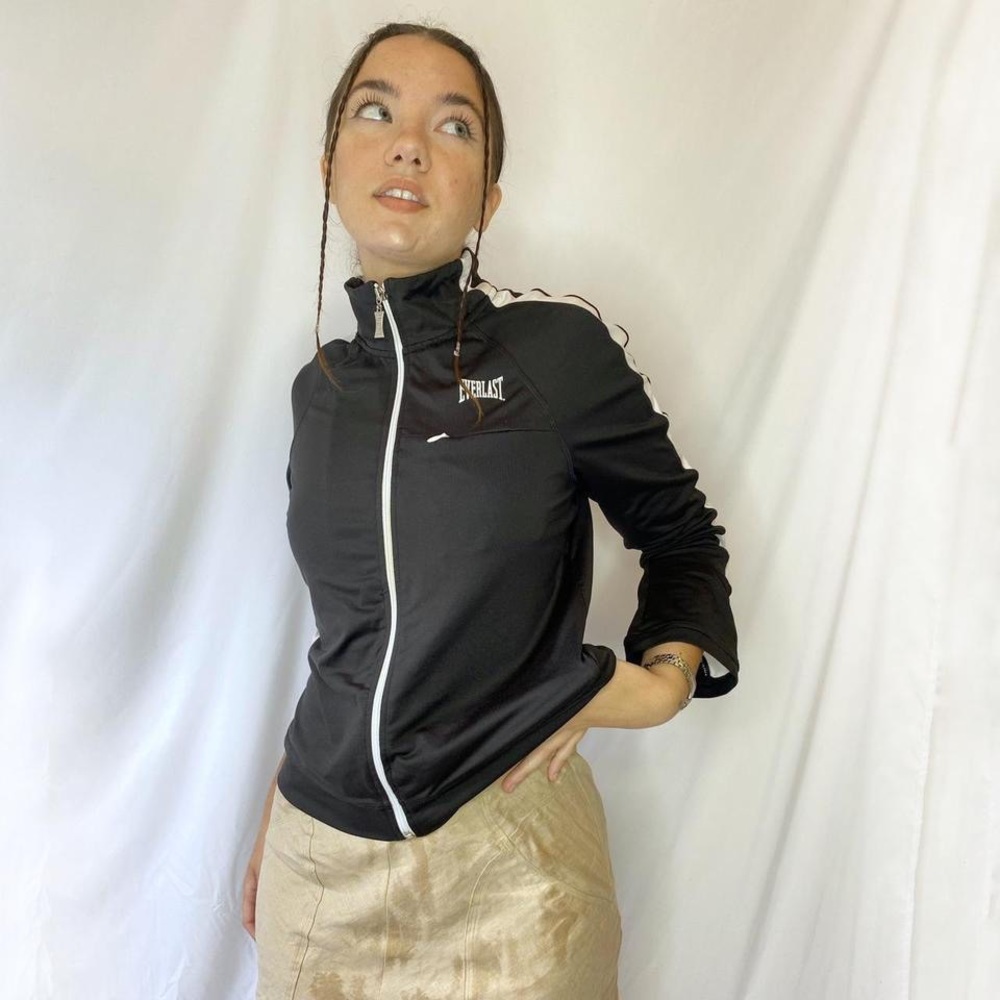 EVERLAST black zip up athletic